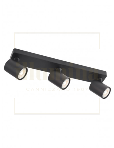 APPLIQUE/PLAFONIERA CAMEO NERO 04-474