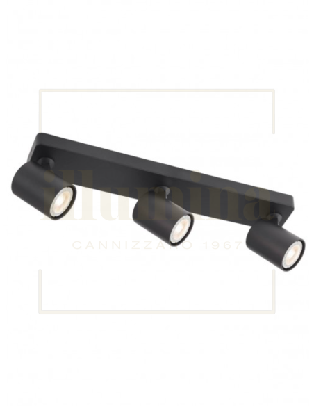 APPLIQUE/PLAFONIERA CAMEO NERO 04-474