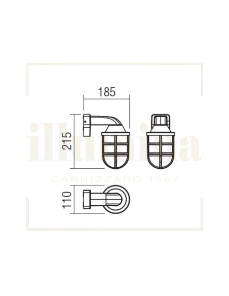 APPLIQUE CAGE RAME 90206