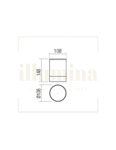 PLAFONIERA XILO MARRONE SCURO 90358 2