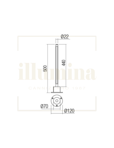 PALETTO LED WIKI 5W 90434