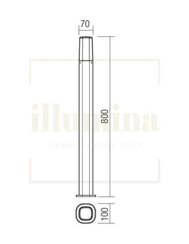 PALETTO CRAYON MARRONE