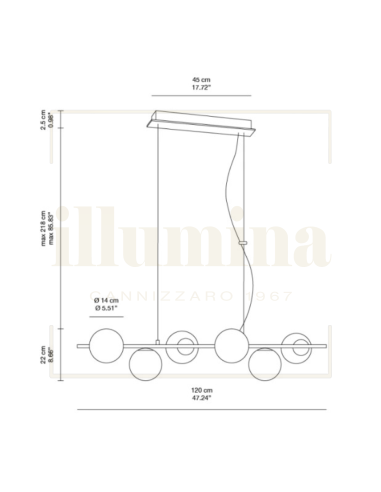 SOSPENSIONE MONILE ORO 6XE14