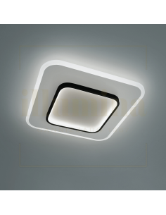 PLAFONIERA SLOT BIANCO+NERO