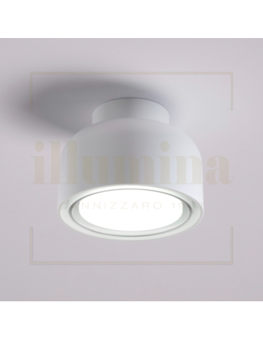 APPLIQUE/PLAFONIERA BOTTONE BIANCO