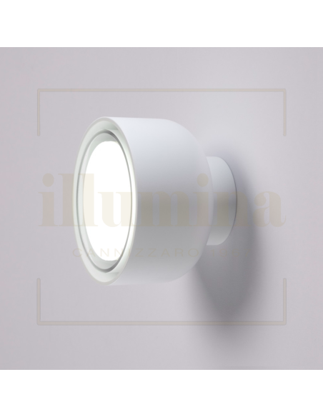 APPLIQUE/PLAFONIERA BOTTONE BIANCO