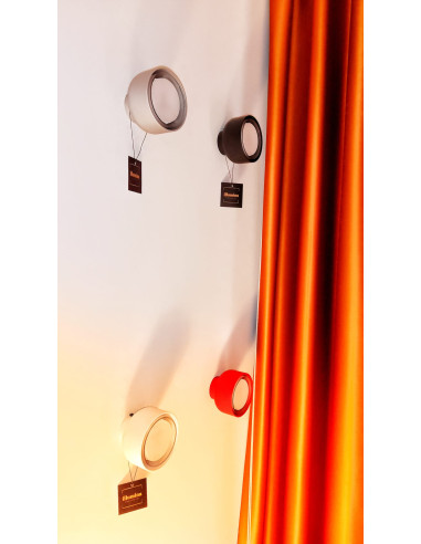 APPLIQUE/PLAFONIERA BOTTONE BIANCO