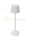 LAMPADA DA TAVOLO RICARICABILE EMMA-MINI BIANCO
