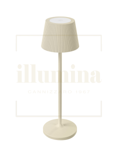 LAMPADA DA TAVOLO RICARICABILE EMMA-MINI AVORIO