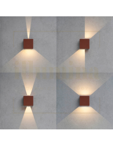 APPLIQUE MARBELLA 20 SQUARED ﻿CORTEN