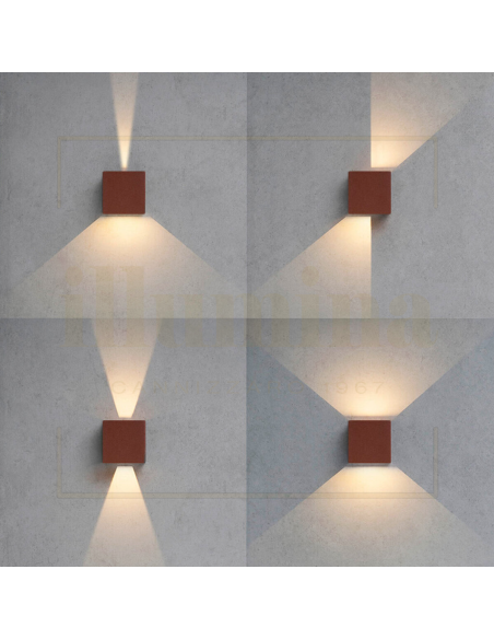APPLIQUE MARBELLA 20 SQUARED ﻿CORTEN