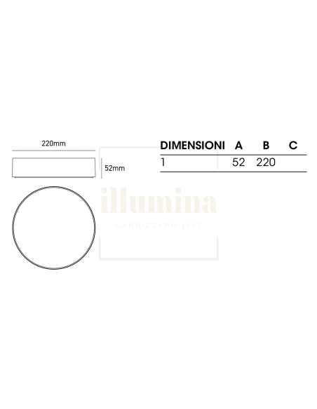 PLAFONIERA RONDA ANTRACITE