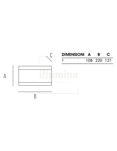 APPLIQUE SEGOVIA 1 GRIGIO MARINA 2