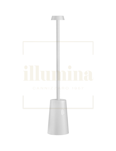 LAMPADA DA TAVOLO RICARICABILE TAG BIANCO