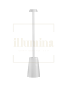 LAMPADA DA TAVOLO RICARICABILE TAG BIANCO