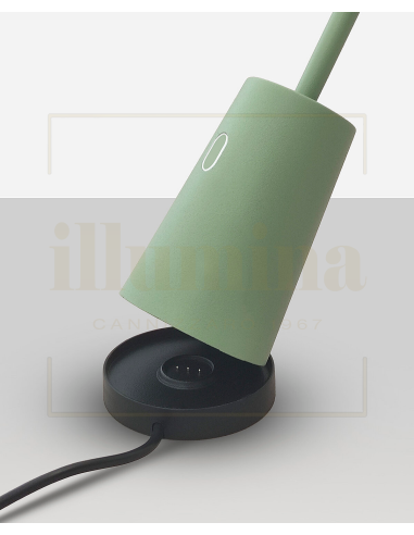 LAMPADA DA TAVOLO RICARICABILE TAG AVORIO