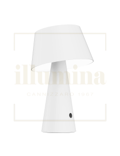 LAMPADA DA TAVOLO RICARICABILE TIZIA BIANCO