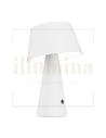 LAMPADA DA TAVOLO RICARICABILE TIZIA BIANCO