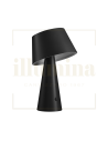 LAMPADA DA TAVOLO RICARICABILE TIZIA NERO