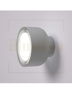 APPLIQUE/PLAFONIERA BOTTONE TITANIO 2