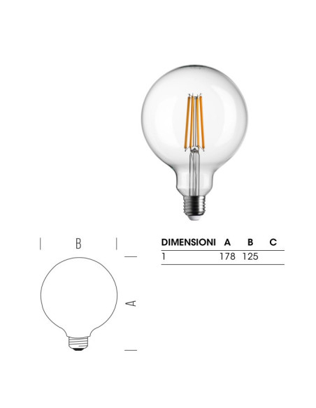 LAMPADA GOLBO E27 11W 2700K (100W)