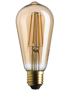 LAMPADA EDISON AMBRA E27 7W 2500K (55W)