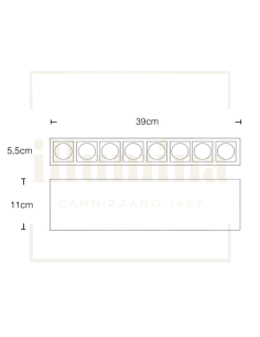 PLAFONIERA LINEA 8 2