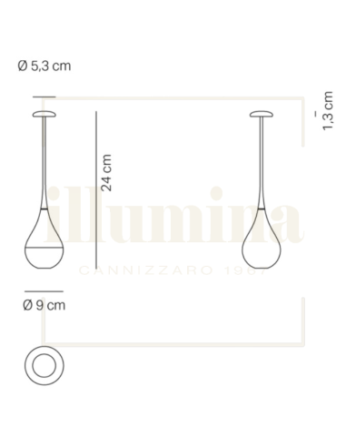 LAMPADA DA TAVOLO RICARICABILE DONDOLINA BIANCO