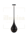LAMPADA DA TAVOLO RICARICABILE DONDOLINA NERO