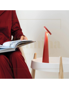 LAMPADA DA TAVOLO RICARICABILE ANGELINA ROSSO 2