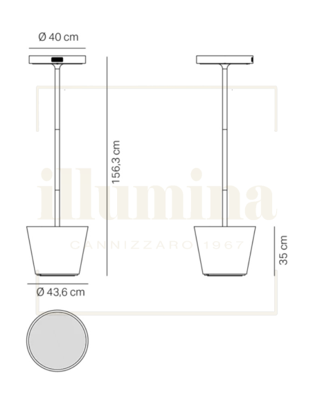 PIANTANA SOLARE POLDINA REVERSE SOLAR L RF CORTEN