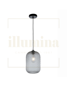 SOSPENSIONE ASHFORD FUME' 20 CM