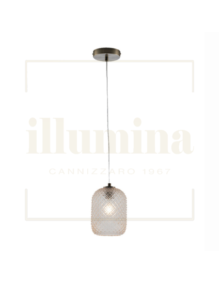 SOSPENSIONE ASHFORD AMBRA 15 CM