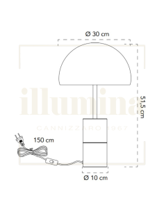 LAMPADA DA TAVOLO IGEA NICHEL 2