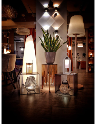 TAVOLINO/LAMPADA DA TERRA KENGO