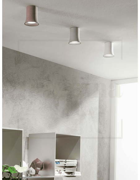 PLAFONIERA ROCK CEILING BIANCO