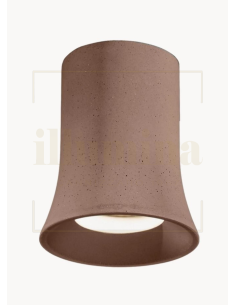 PLAFONIERA ROCK CEILING ROSSO