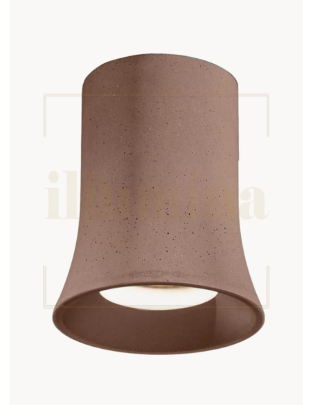 PLAFONIERA ROCK CEILING ROSSO