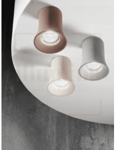 PLAFONIERA ROCK CEILING ROSSO 2