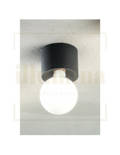 PLAFONIERA/APPLIQUE BOW NERO