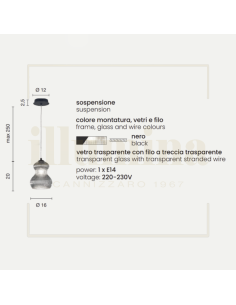 SOSPENSIONE MADAGASCAR 2 TRASPARENTE 2