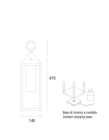 LAMPADA DA TAVOLO JASPER RUGGINE PICCOLA