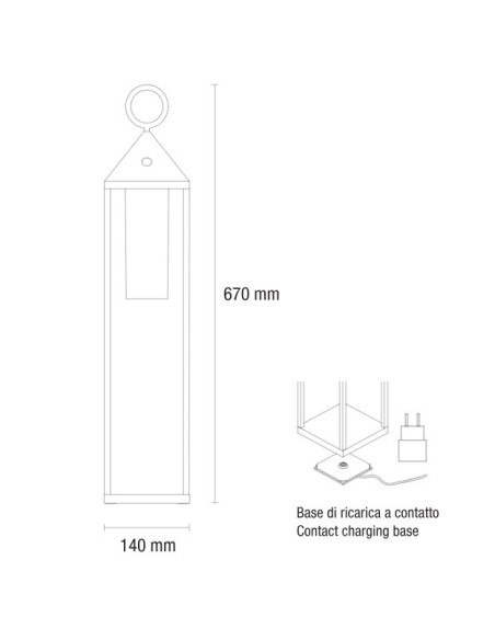 LAMPADA DA TAVOLO JASPER SABBIA MEDIA