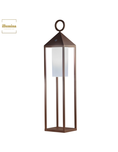 LAMPADA DA TAVOLO JASPER RUGGINE MEDIA