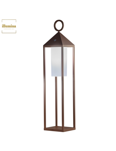 LAMPADA DA TAVOLO JASPER RUGGINE MEDIA