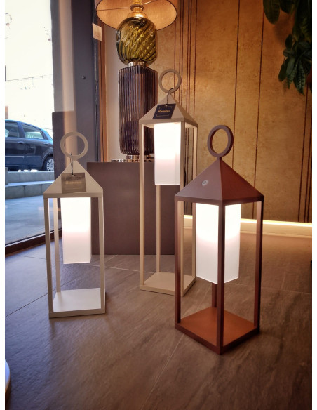 LAMPADA DA TAVOLO JASPER RUGGINE MEDIA