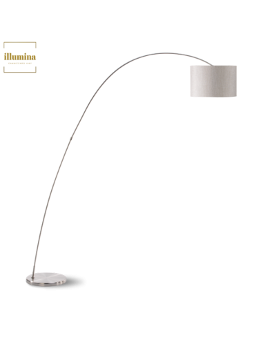 LAMPADA DA TERRA BOW BIANCO