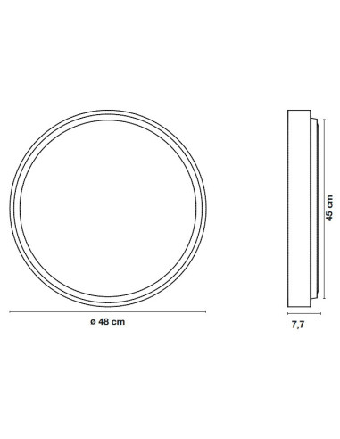 PLAFONIERA MADERA 50