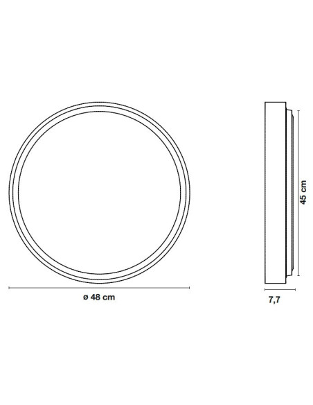 PLAFONIERA MADERA 50