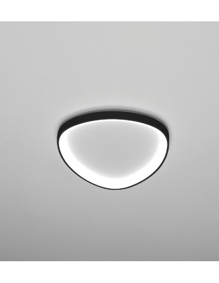 PLAFONIERA LIFERING-P 42 NERO 38W